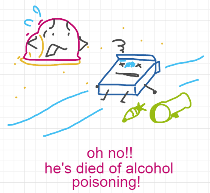 A panel from Ready Oar Knot, episode three of the Board Boards object show by Furretwalk/WalkingFurret.